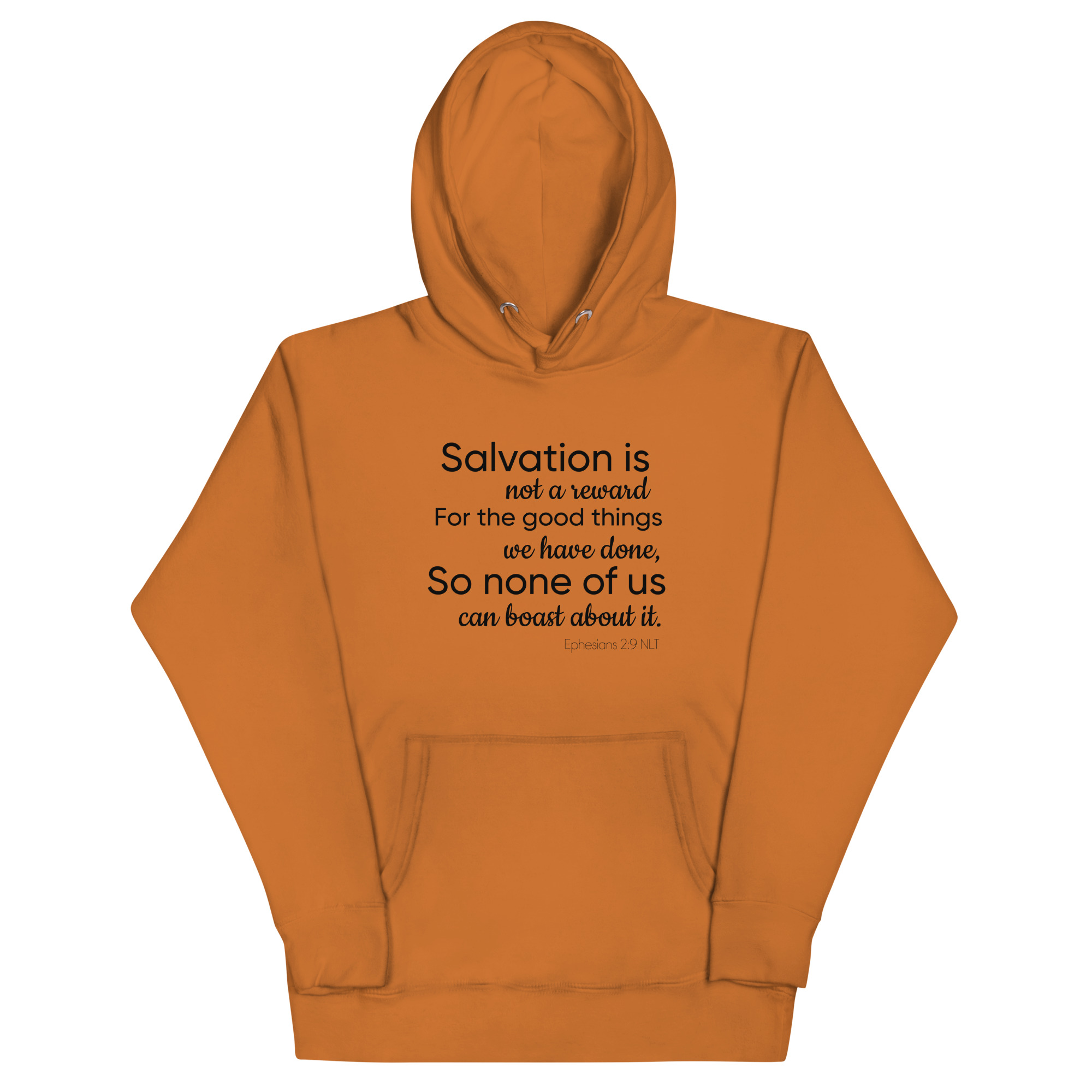 Ephesians 2:9 Unisex Hoodie - Image 12