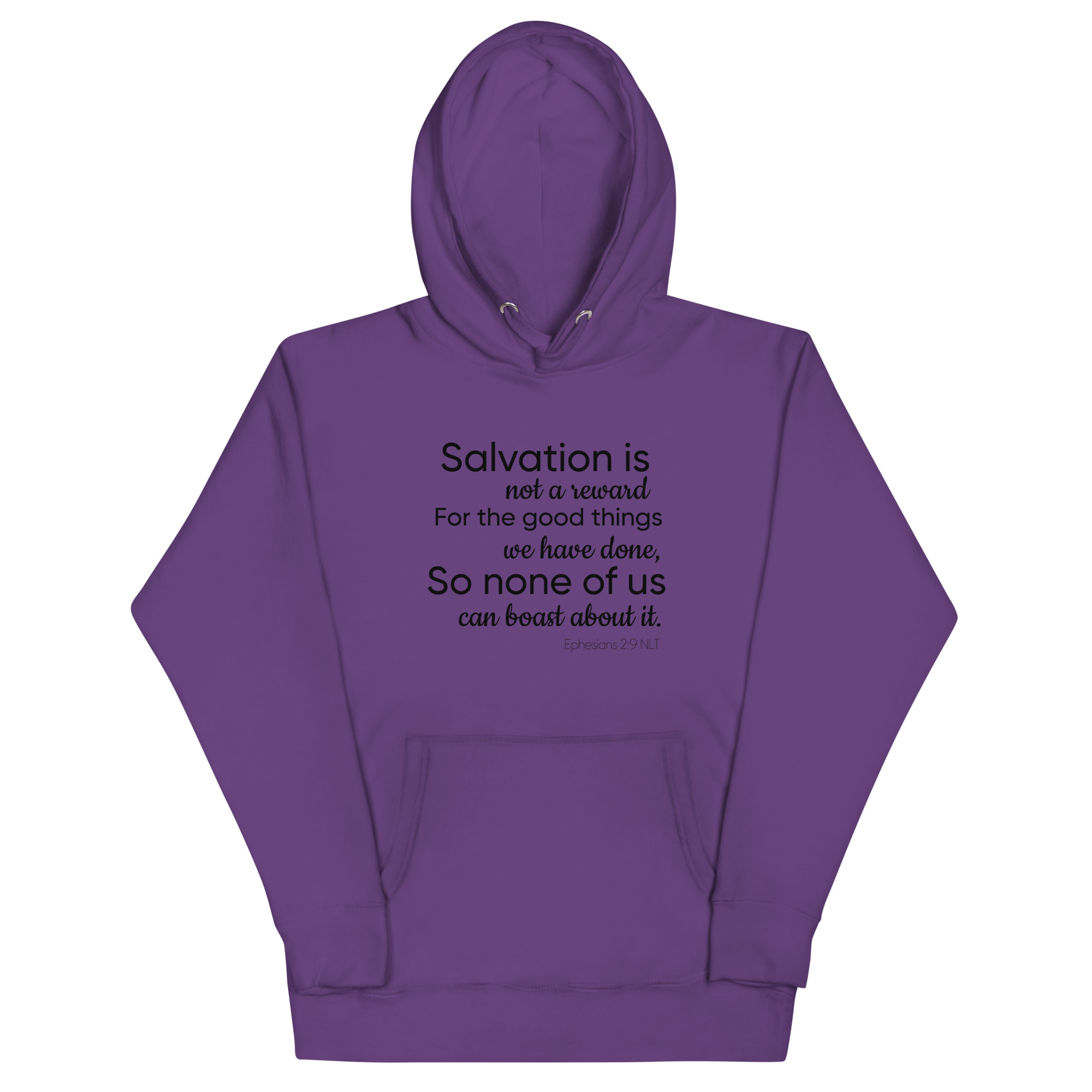 Ephesians 2:9 Unisex Hoodie - Image 8