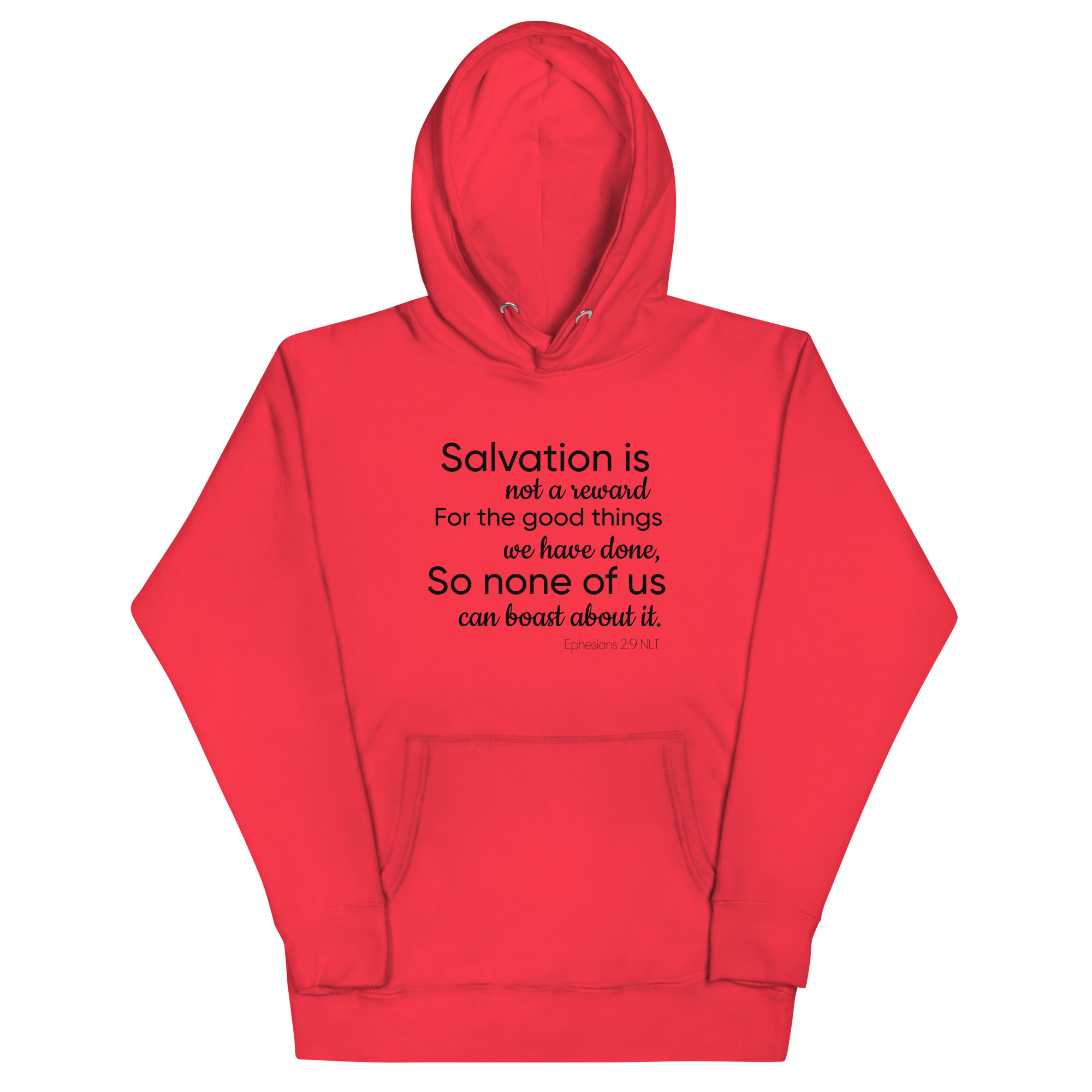 Ephesians 2:9 Unisex Hoodie - Image 10