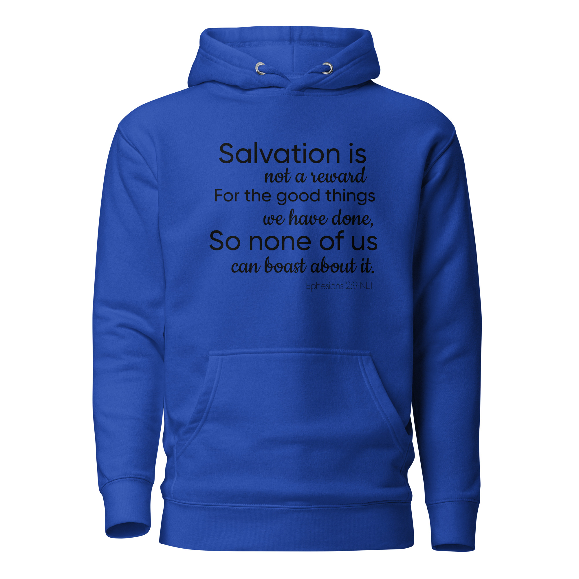 Ephesians 2:9 Unisex Hoodie - Image 3