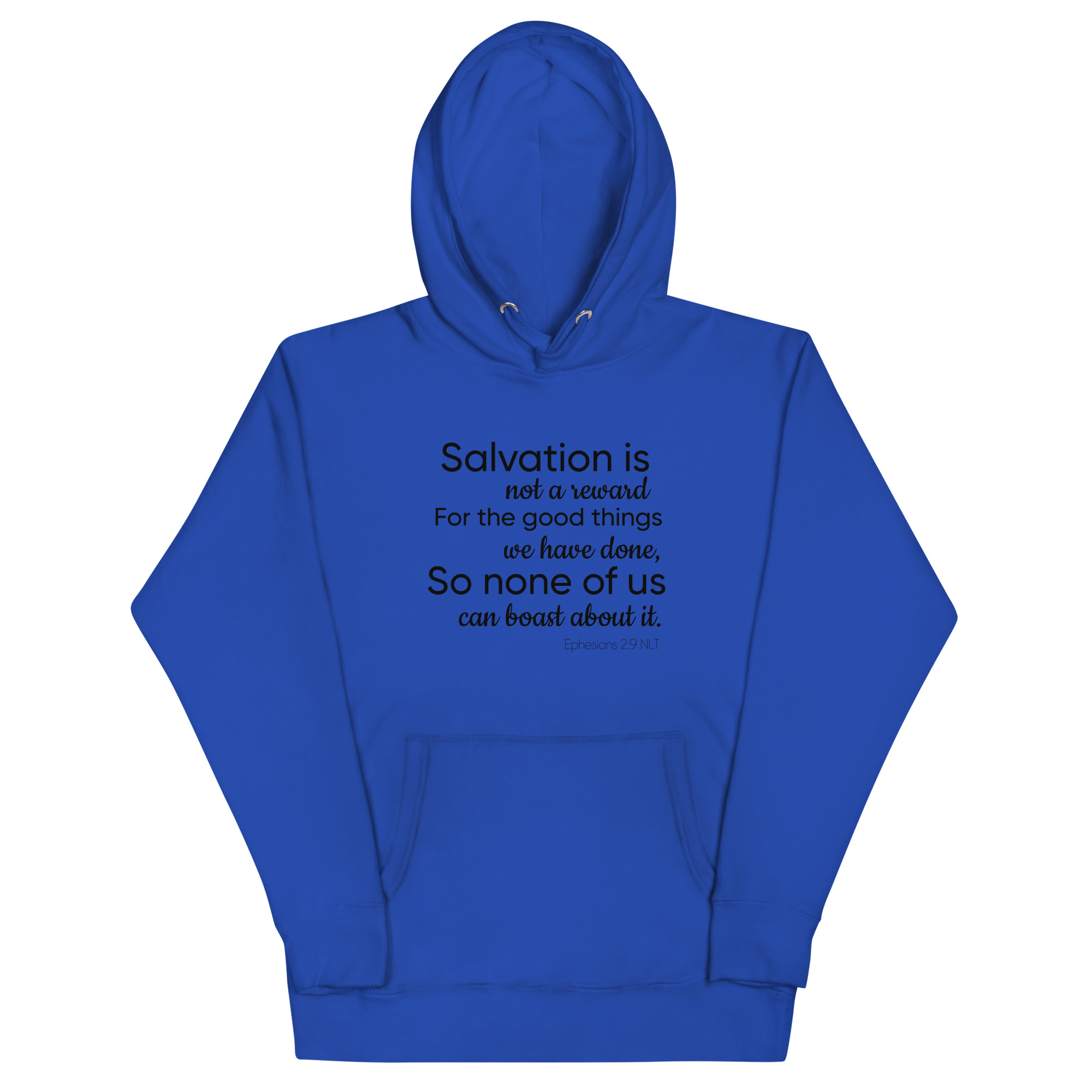 Ephesians 2:9 Unisex Hoodie - Image 6
