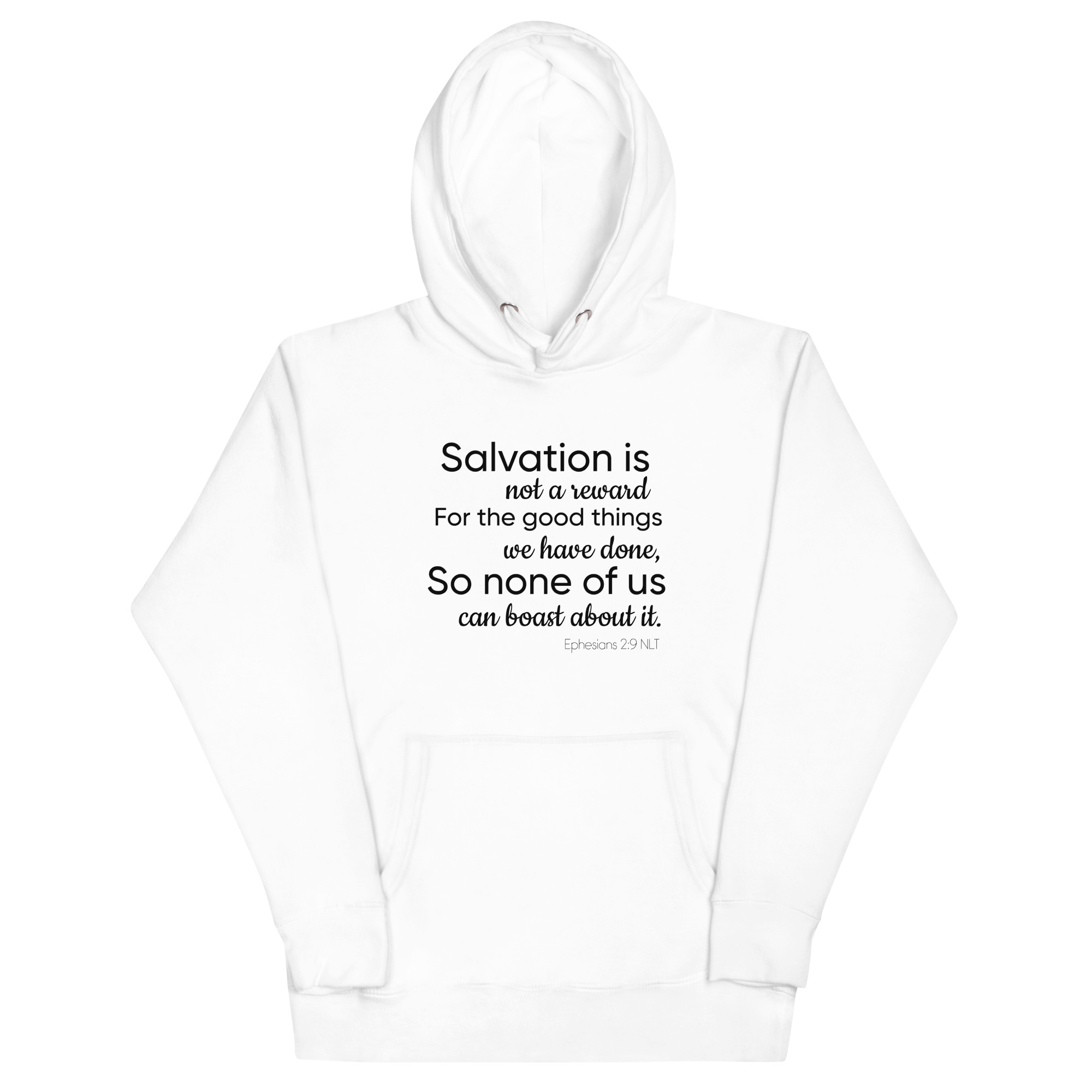 Ephesians 2:9 Unisex Hoodie - Image 36