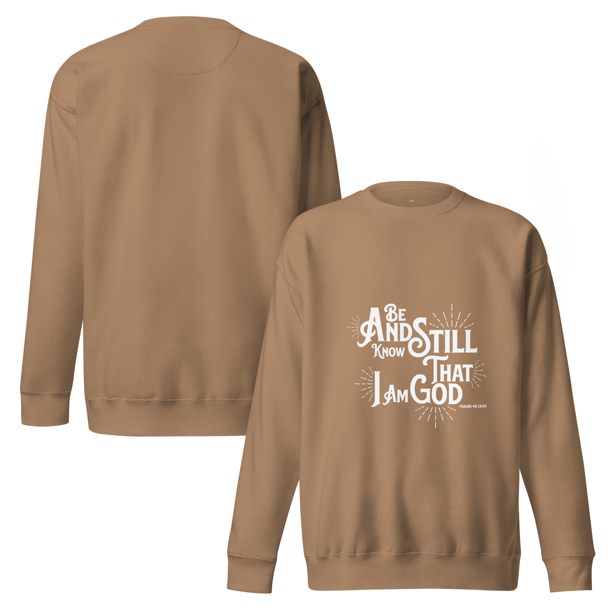 Be Still Unisex Premium Sweatshirt - Image 10